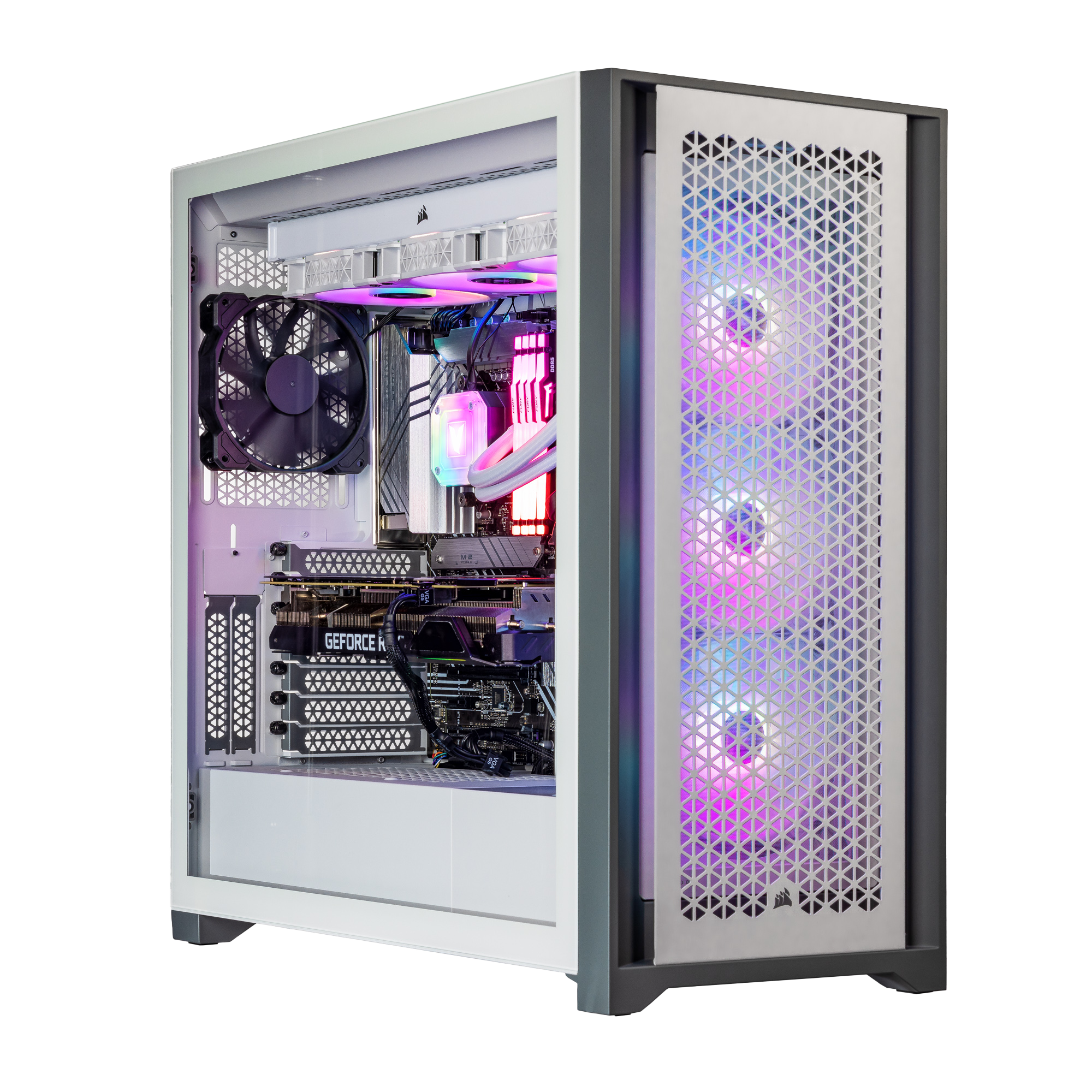 White gaming PC, all white – Toms-PC's