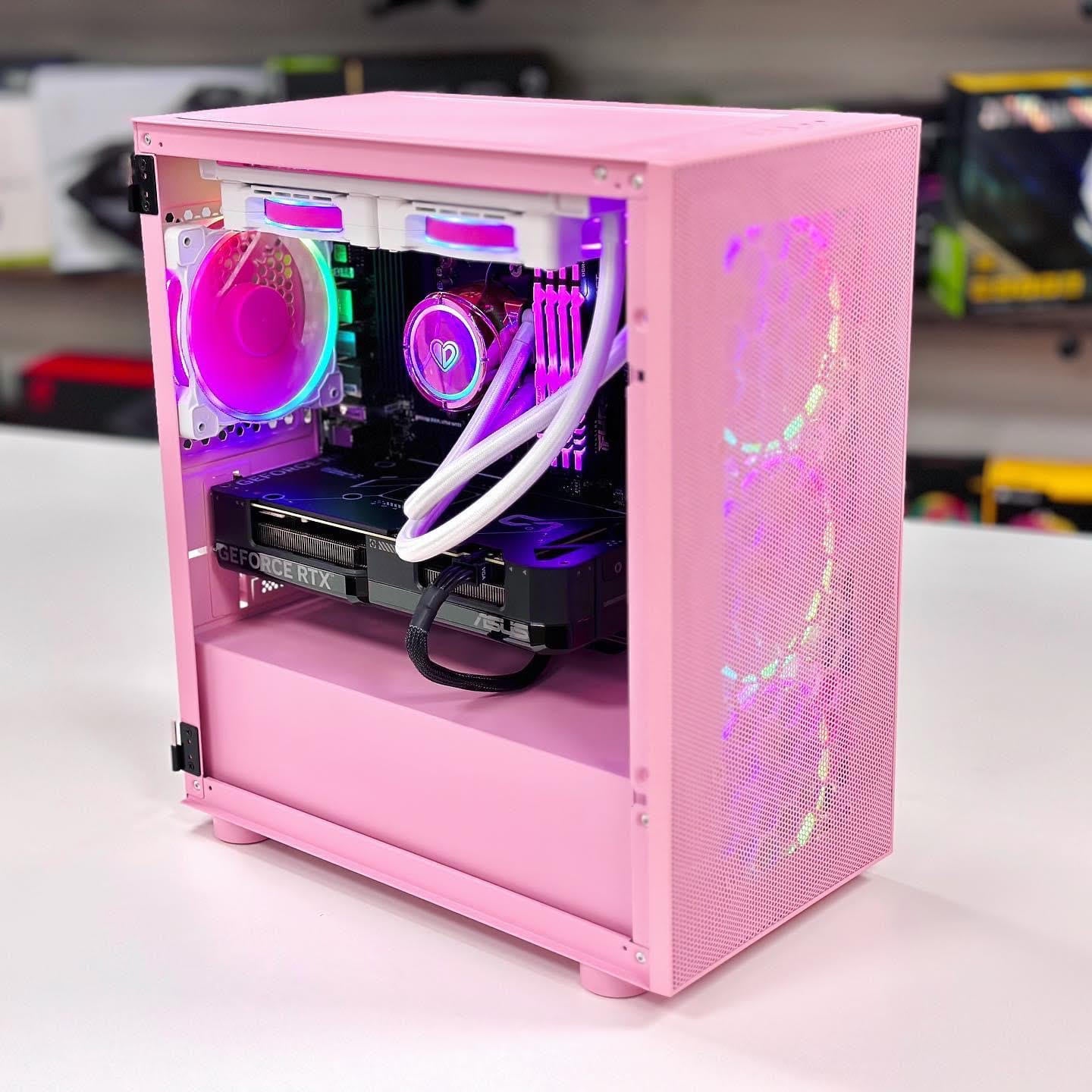 pink gaming computer
